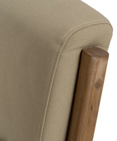 Béžové kreslo Weave – Ixia