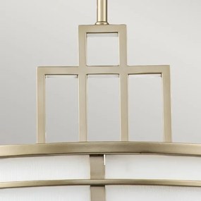 Feiss FE-FUSION-P-L-PNBR - luster na tyči FUSION 3xE27/40W/230V zlatý