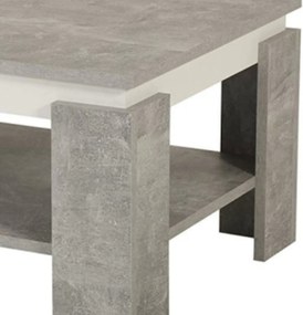 Sconto Konferenčný stolík TIM II betón/biela