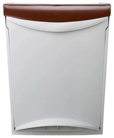 Denox Ekosystem odpadkový kôš na triedený odpad 25 l, hnedý - bioodpad