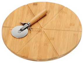 Kesper Doska na krájanie a servírovanie pizze + krájač Amanda, (fi) 32 cm