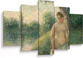 Obraz - Camille Pissarro, The Bather, reprodukcia (150x105 cm)