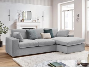 Svetlosivá rohová pohovka Belair – Bobochic Paris