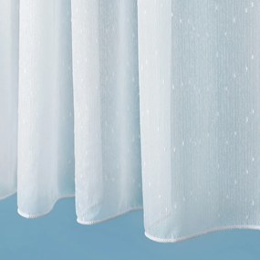 Voál biely s olovkom vzor Prší - ZAC-031 výška 295 cm Iba metráž