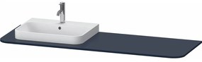 DURAVIT Happy D.2 Plus doska pre skrinku pod umývadlo (s jedným výrezom vľavo), 1600 x 550 x 16 mm, nočná modrá matná lakovaná, HP031HL9898