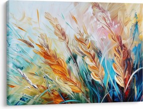 Obraz - Pšenica, abstrakcia (70x50 cm)