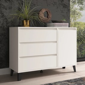 Komoda BOGAN 1D3S, biela