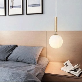 Toolight Toolight, stropné svietidlo 1xE27, G108-1W, zlatá, OSW-09733