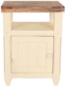 furniture-nabytek.cz - Drevený nočný stolík z masívu mango 45x60x40