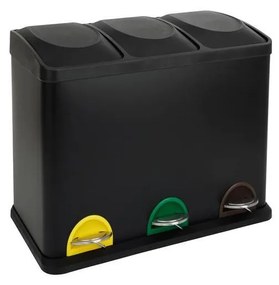 Kôš na triedený odpad 45 l, čierny