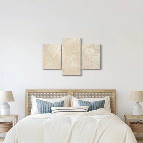 Obraz - Listy v textúre (90x60 cm)