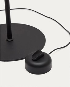 Čierna LED stojacia lampa so stmievačom (výška 160 cm) Orey – Kave Home