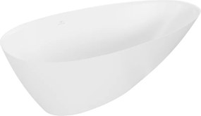 Mexen Milano voľne stojaca vaňa 150x82cm, biela matná konglomerát