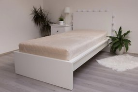 Jerry Fabrics Hrejivé prestieradlo mikroflanel 180x200 cm - Smotanová