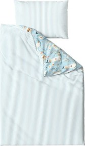 Bavlnené obliečky LIGHTHOUSE POLY modré Rozmer obliečky: 70 x 90 cm | 140 x 220 cm