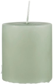 Zelená stĺpová sviečka ANTIQUE GREEN 7cm
