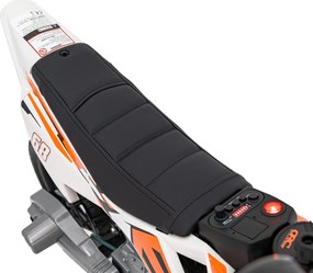 Ramiz PANTONE 361C Detská motorka na batérie oranžová + audio panel + pomalý štart + EVA kolesá