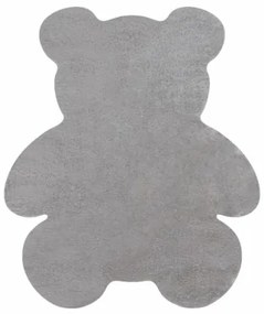 Koberec protišmykový SHAPE 3146 Medveď Shaggy - sivý plyš