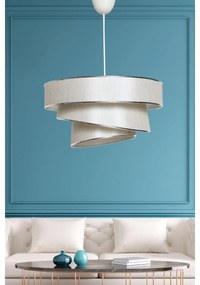 Závesná lampa, Couper - Beige, Silver