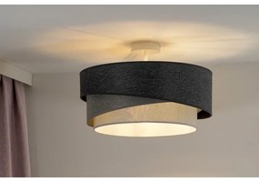 Duolla - Prisadený luster KOBO 1xE27/15W/230V pr. 45 cm šedá/biela