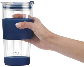 Modrý termo hrnček 600 ml Fuori – Vialli Design