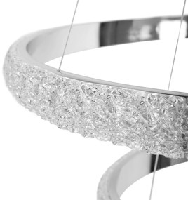 Toolight Toolight, LED závesné osvetlenie 63cm, 80W, G046-2CP, chrómová, OSW-06314