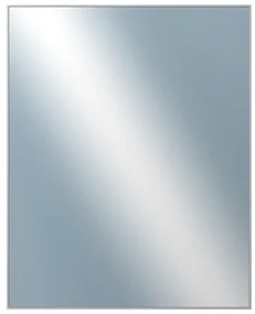 DANTIK - Zrkadlo v rámu, rozmer s rámom 80x100 cm z lišty Hliník strieborná (7001004)