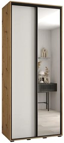 Skriňa 45 Canaris 3 120 artisan/biela/čierna