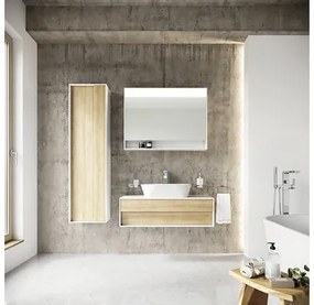 Kúpeľňová skrinka pod umývadlo RAVAK Step dub 1000 x 305 x 540 mm X000001417