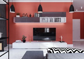 GLAMY 5 moderná obývacia stena, antracit