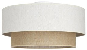 Stropné svietidlo NATIA 1xE27/60W/230V biela/hnedá