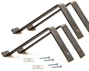 SADA 2x Nástenná polica smrek