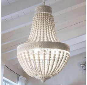 Ideal Lux - Luster na reťazi MONET 6xE14/40W/230V pr. 50 cm konope/biela