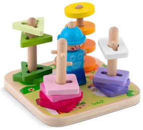 Drevená triediaca hračka - puzzle RK-866 Ricokids