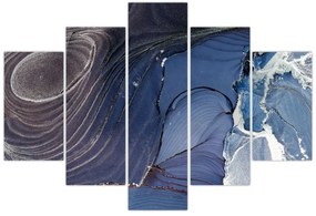 Obraz - Mramorovaný atrament (150x105 cm)