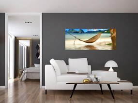 Obraz - Relax na pláži (120x50 cm)