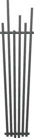 Mexen Omaha, vykurovacie teleso 1800x420 mm, 655 W, antracitová, W208-1800-420-00-66