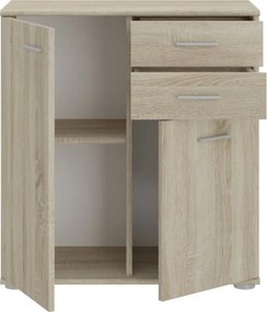 Skrinka so zásuvkami Mike, dub sonoma