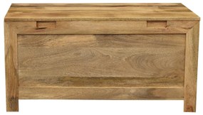 Truhlica Hina 90x45x45 z mangového dreva Mango natural