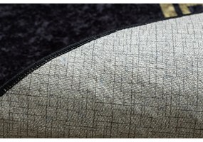 Kusový koberec Asoli čiernozlatý 140x190cm