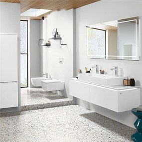 VILLEROY &amp; BOCH Memento 2.0 závesné WC s hlbokým splachovaním bez vnútorného okraja, 375 x 560 mm, biela alpská, s povrchom CeramicPlus, 4633R0R1