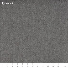 Sivá čalúnená dvojlôžková posteľ s úložným priestorom s roštom 160x200 cm Mattis – Meise Möbel