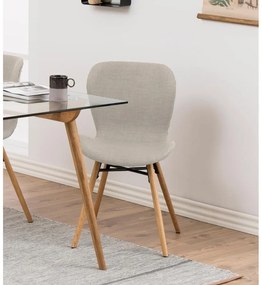 Súprava 2 béžových jedálenských stoličiek Batilda - Actona