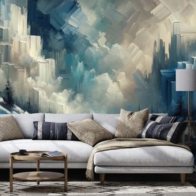 Tapeta impresionistická zimná krajina