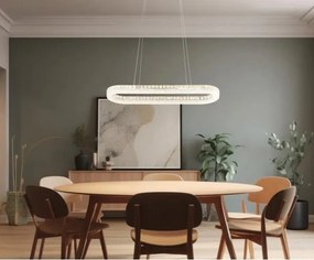 Globo 67387-40 - LED stmievateľný luster na lanku LAUREL 40W/230V číra+DO