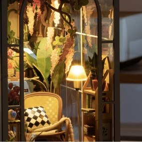 RoboTime - LED Zarážka na knihy Garden house 3D puzzle 2xAAA