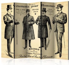 Artgeist Paraván - Vêtements pour Homme II [Room Dividers]