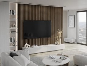 Mexen Lam-B, akustické stenové lamely 275 × 30 cm, HDF doska 4 mm, technická dyha, orech kakaový, S100-275307-3015-018