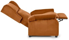 Polohovacie kreslo RELAXA hnedé