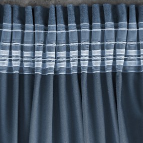 ZATEMŇOVACÍ ZÁVES NA PÁSKE ROSA 140X270 CM TMAVOMODRÁ